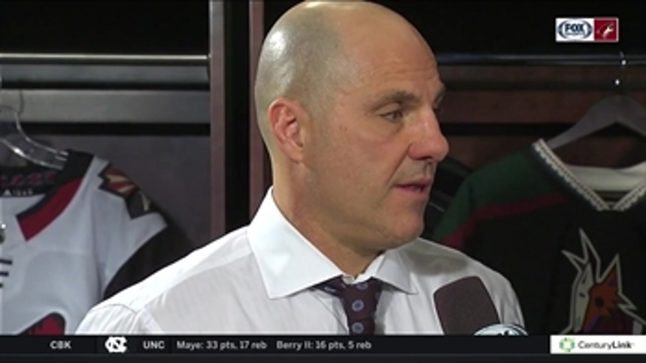 Rick Tocchet: We're not a team that can play fancy