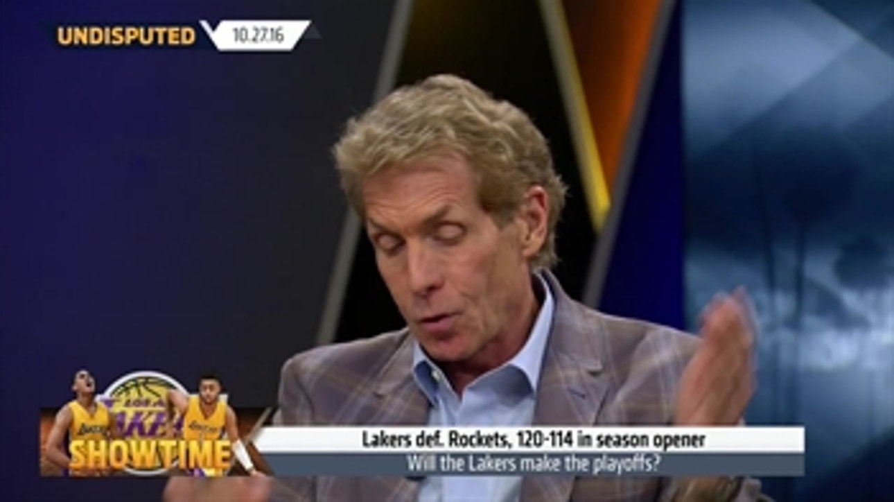 Skip Bayless argues the 2016-17 Lakers will not make the playoffs ' UNDISPUTED