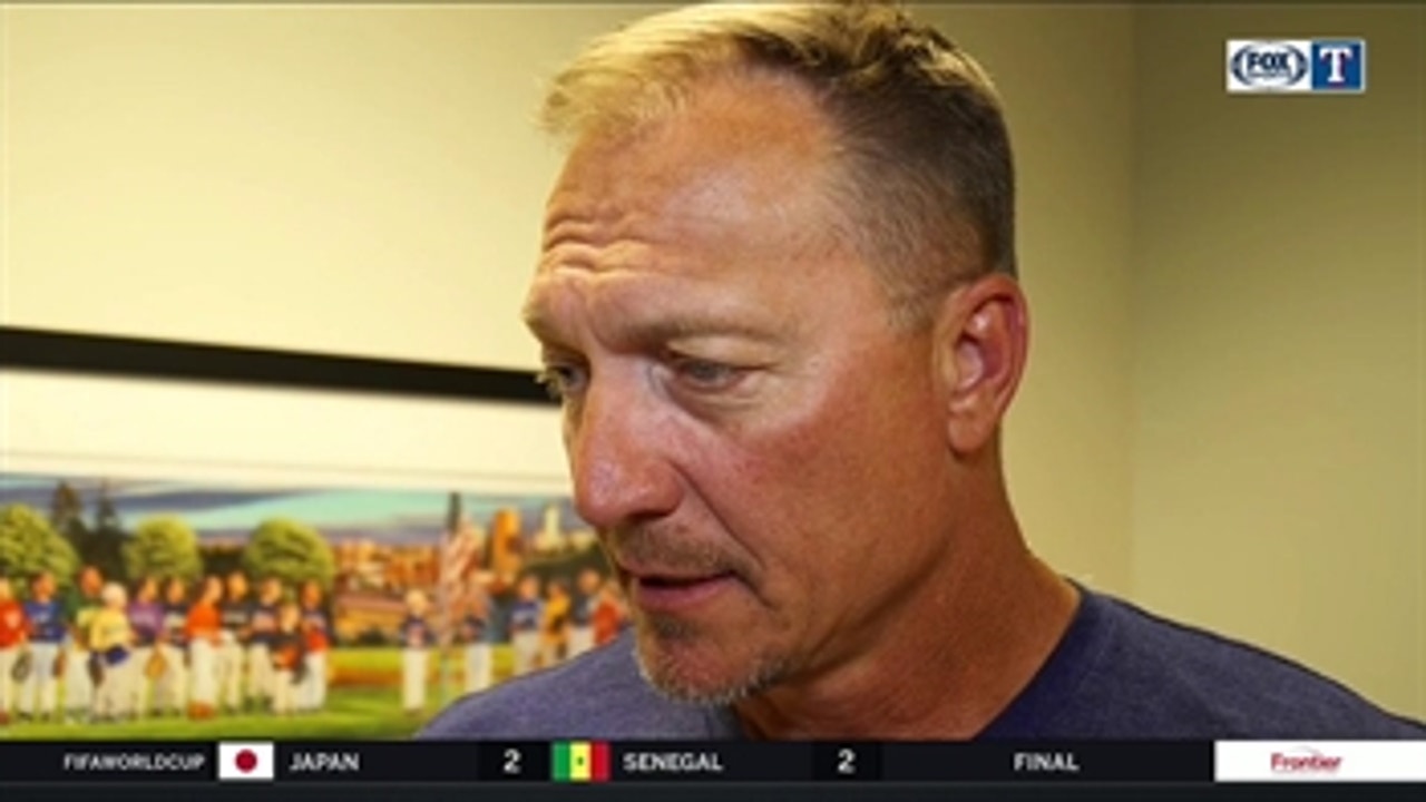 Jeff Banister on Rangers losing 2-0 to Twins