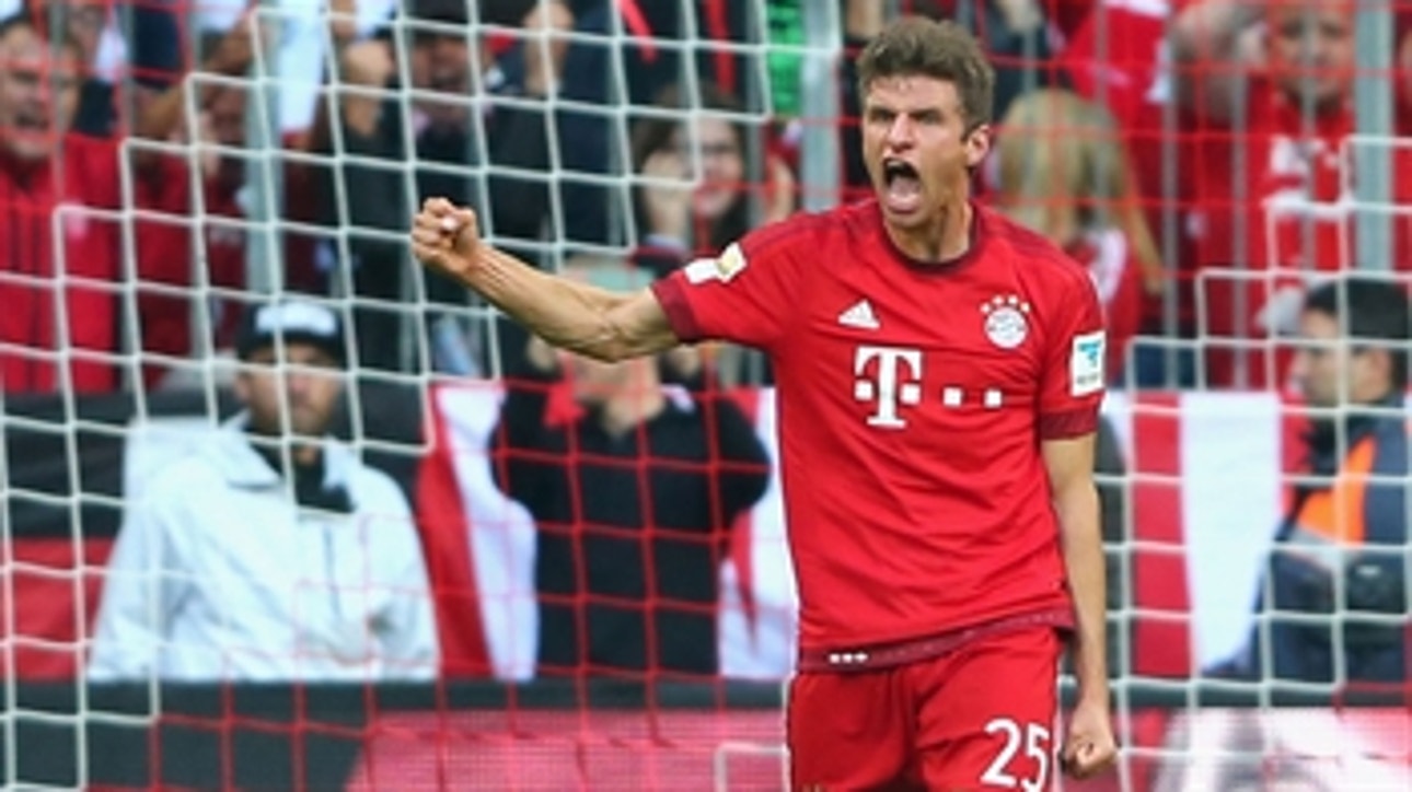 Muller gives Bayern Munich early 1-0 lead against BVB - 2015-16 Bundesliga Highlights