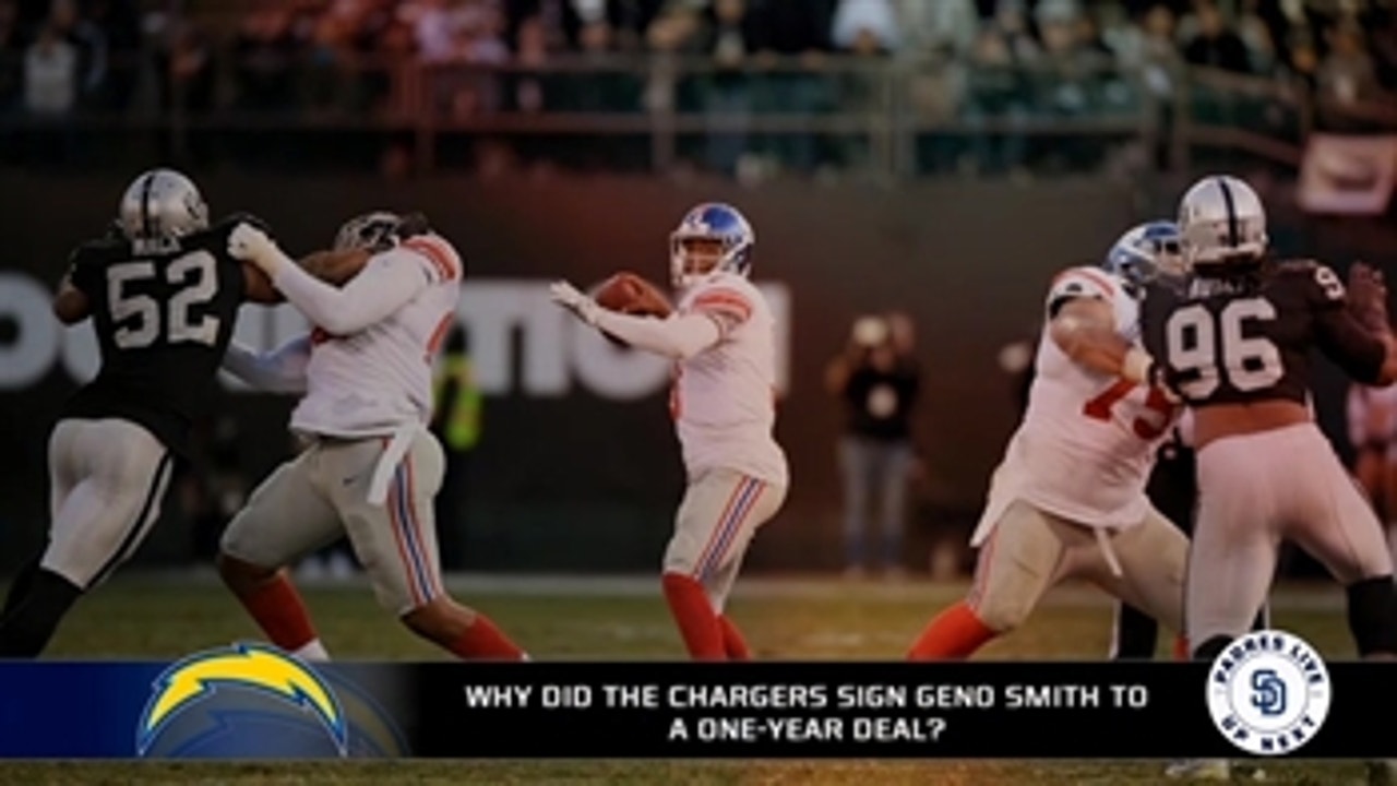 Is Geno Smith a good pickup by the Chargers?