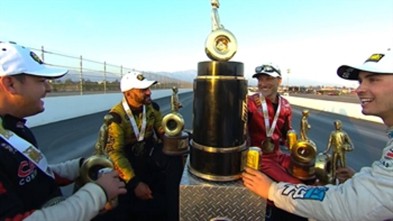 All four champions take pro class wins at the Auto Club NHRA Finals ' 2018 NHRA DRAG RACING