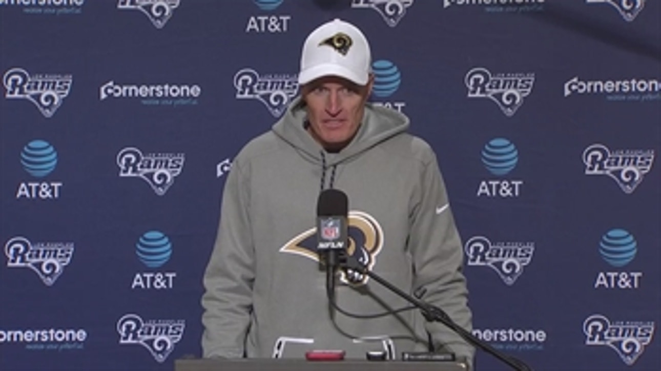 John Fassel thinks Jared Goff should have ran out of bounds