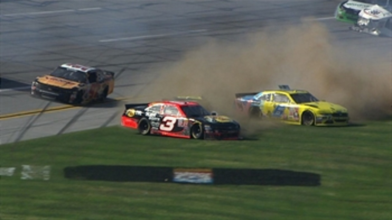 NXS: Ty Dillon One of Many Collected in Late Wreck - Talladega 2015