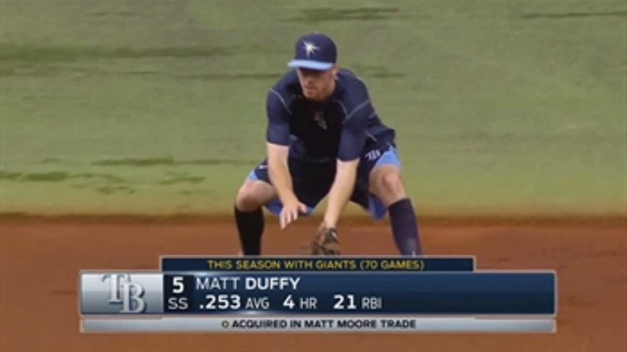Rays' Matt Duffy discusses making the switch from third base to shortstop