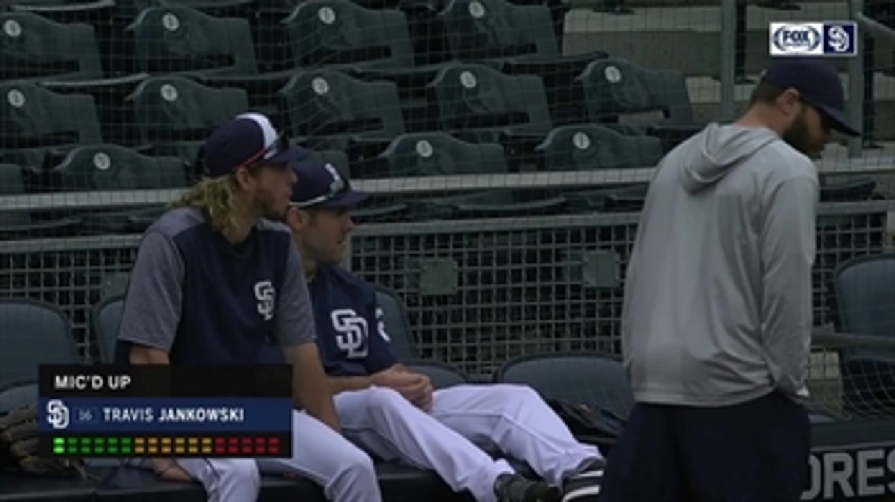 Travis Jankowski mic'd up