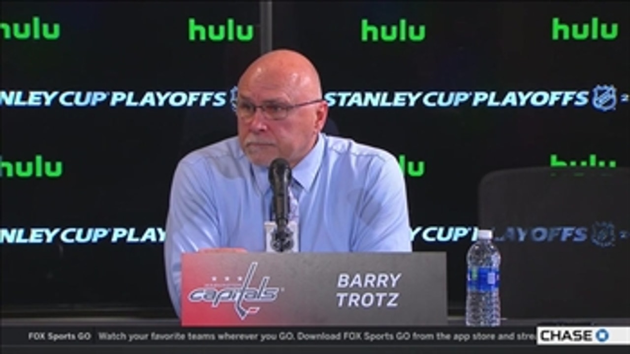 Capitals coach Barry Trotz on his team's Game 1 win
