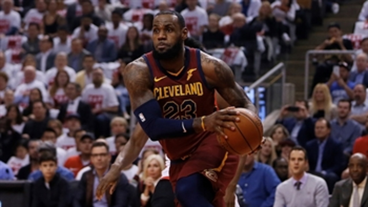 Colin Cowherd reacts after Cleveland's Game 1 win against the 'Baby Dinosaurs'