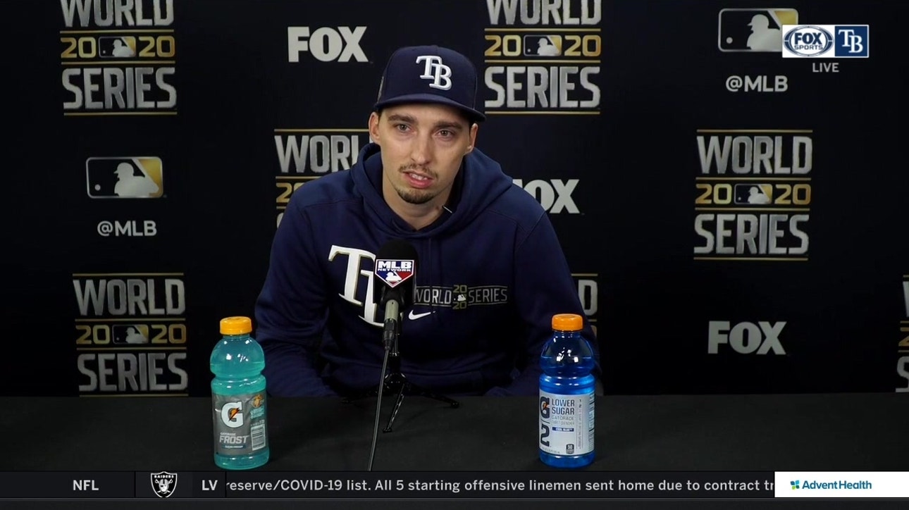 Blake Snell discusses his game plan after Rays' 6-4 Game 2 World Series win over Los Angeles