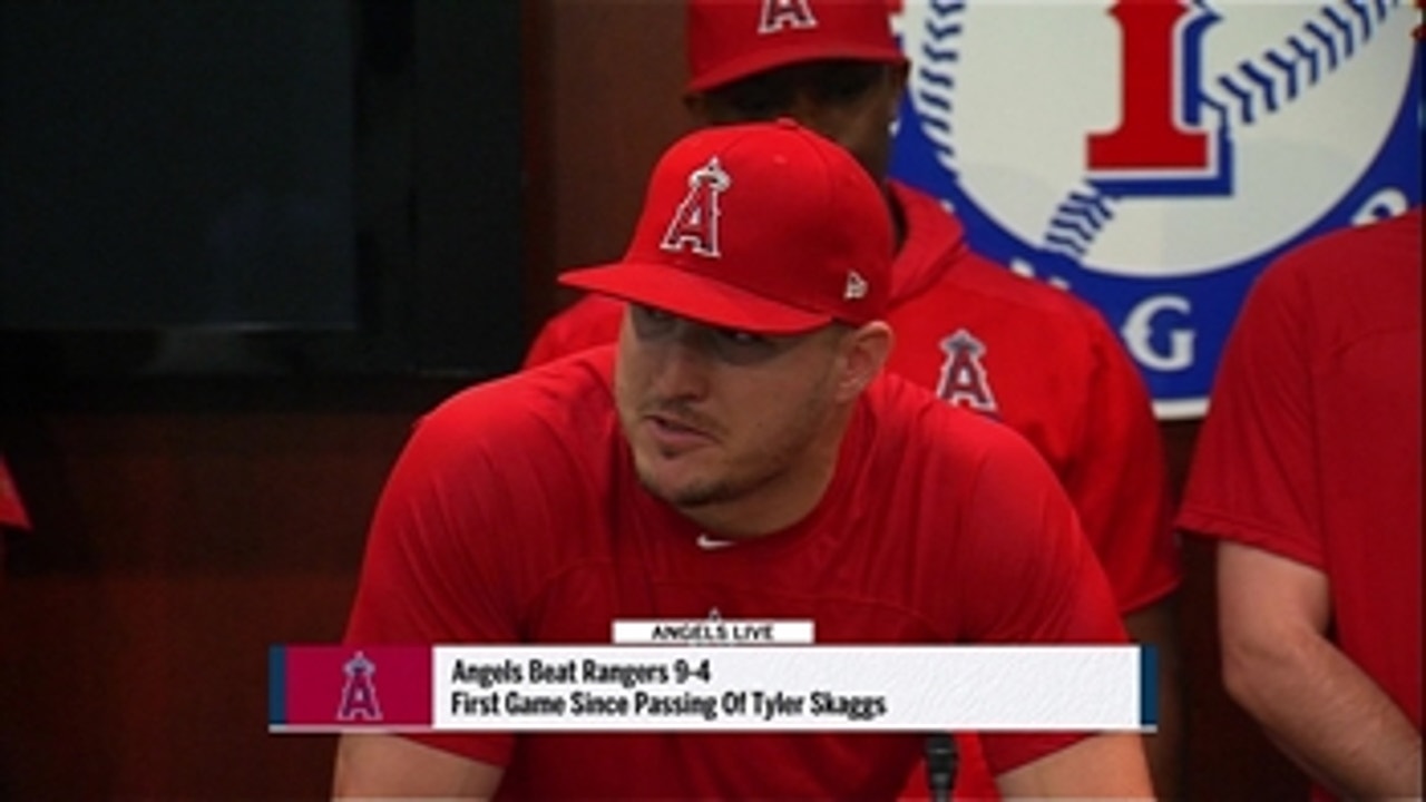 Mike Trout explains how Tyler Skaggs was more than just a teammate