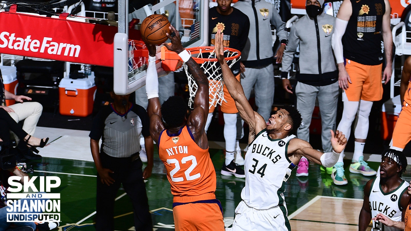 Chris Broussard: Giannis' block on Ayton is the 2nd best block in Finals' history I UNDISPUTED