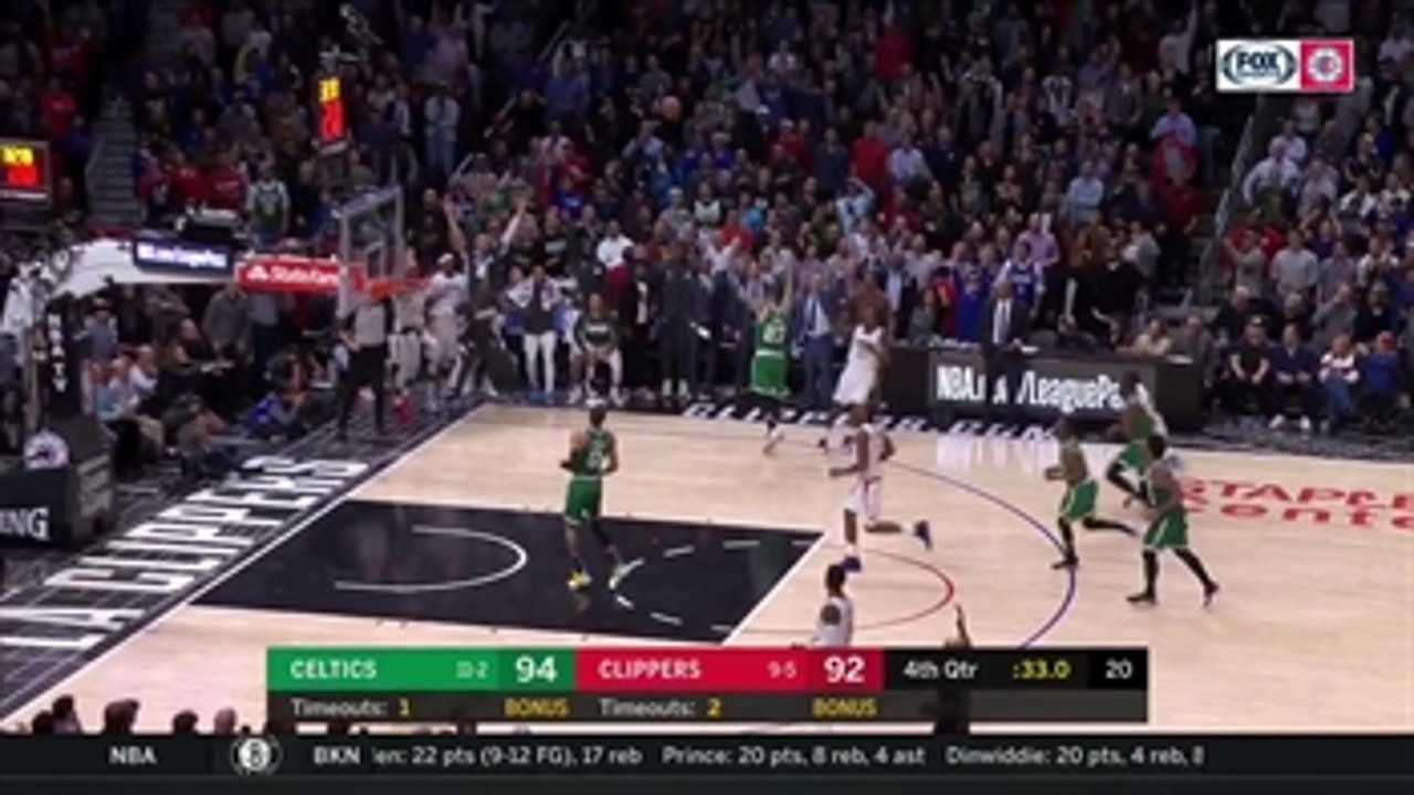 HIGHLIGHTS: Clippers win OT thriller over Celtics