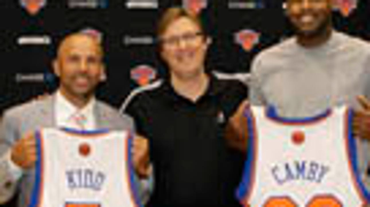 Knicks introduce Kidd, welcome back Camby