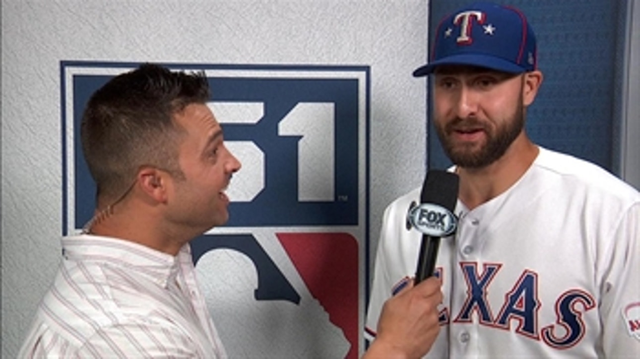 Joey Gallo tells Nick Swisher about the excitement of playing in his first All-Star game