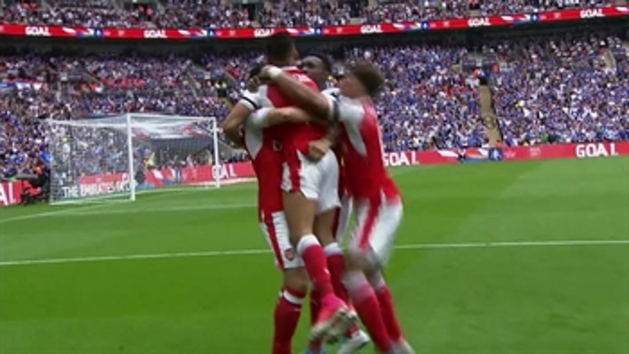 Alexis Sanchez opens up the scoring for Arsenal ' 2016-17 FA Cup Final Highlights