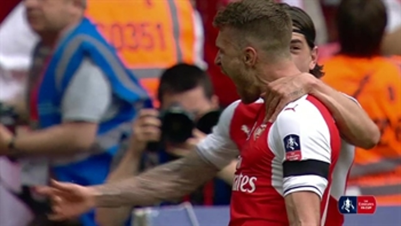 Aaron Ramsey gives Arsenal 2-1 lead ' 2016-17 FA Cup Final Highlights