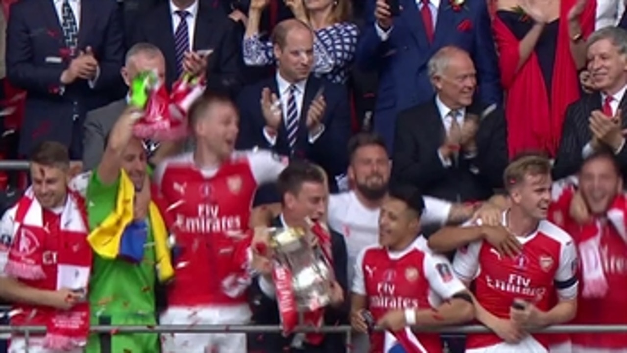 Arsenal lifts the FA Cup ' 2016-17 FA Cup Final Highlights
