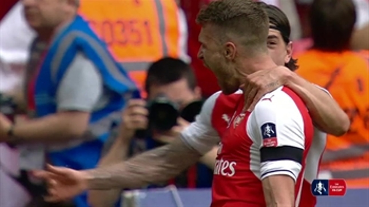 Aaron Ramsey gives Arsenal 2-1 lead ' 2016-17 FA Cup Final Highlights