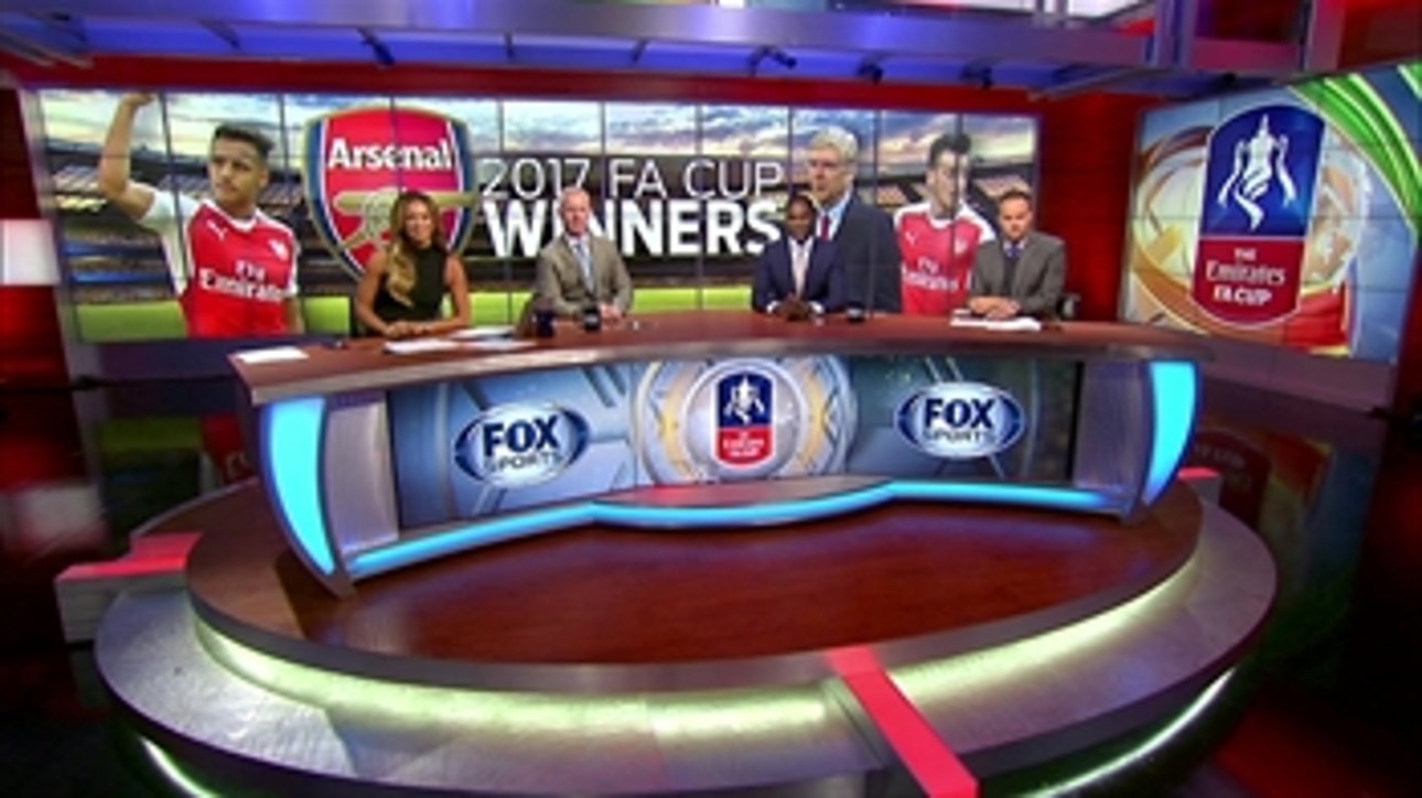 Kate Abdo and crew discuss Arsenal's win over Chelsea ' 2016-17 FA Cup Final Highlights