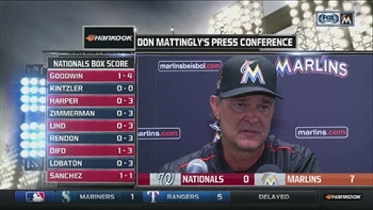 Marlins' Mattingly happy with Worley's command, says good to see