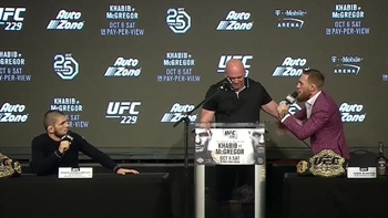 Conor McGregor and Khabib Nurmagomedov presser recap ' UFC FIGHT NIGHT