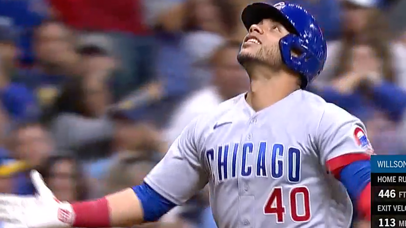 Willson Contreras hits a no-doubter as Cubs tie it up, 4-4, with Brewers