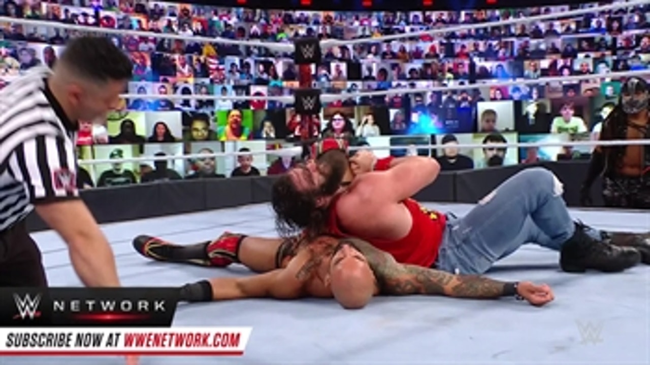 Elias grounds Ricochet with powerful assault: WWE Elimination Chamber Kickoff Show 2021 (WWE Network Exclusive)