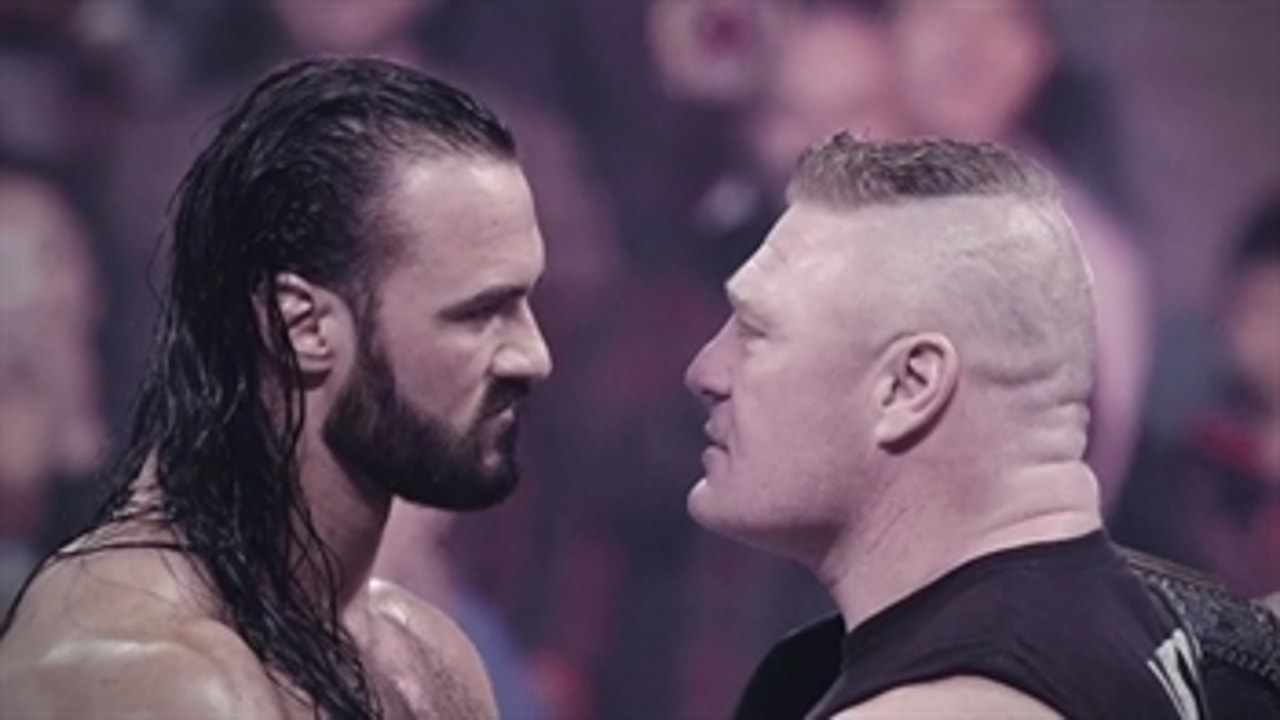WWE Champion Brock Lesnar battles Drew McIntyre at WrestleMania
