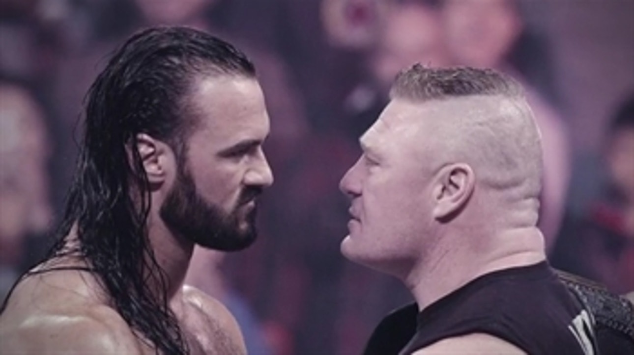 WWE Champion Brock Lesnar battles Drew McIntyre at WrestleMania