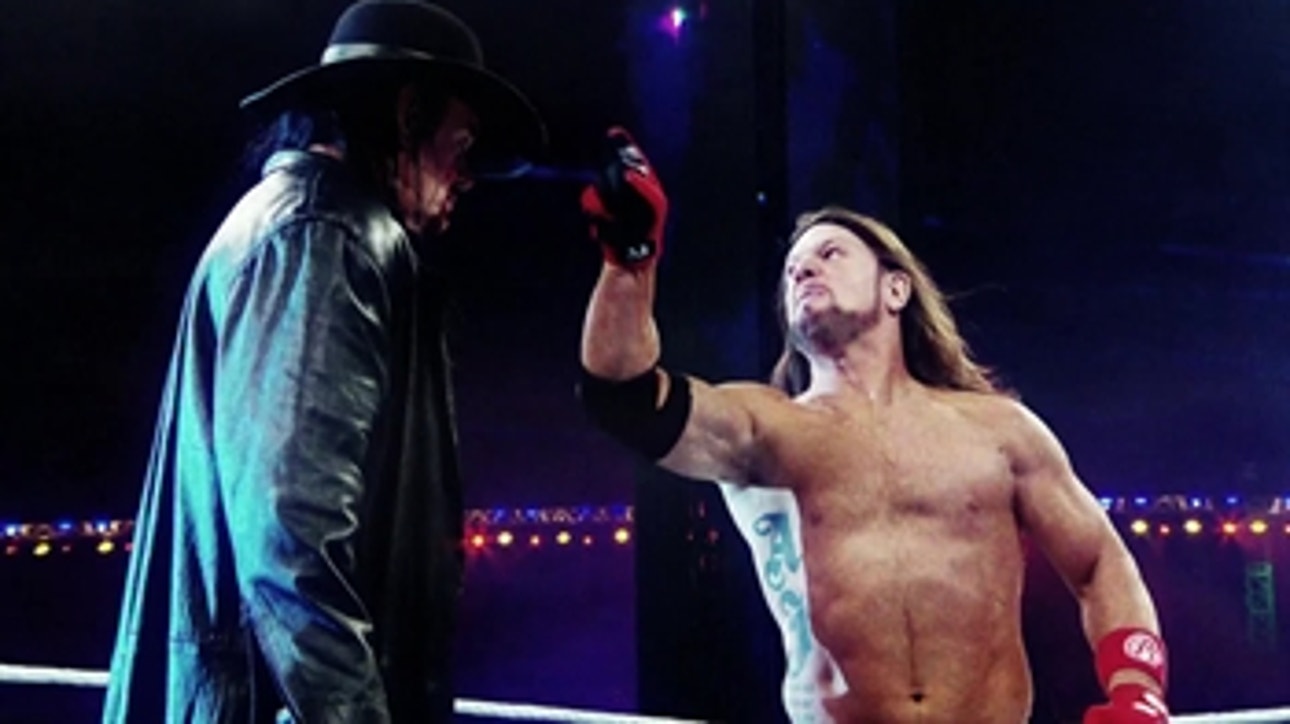 The Undertaker goes to war with AJ Styles at WrestleMania
