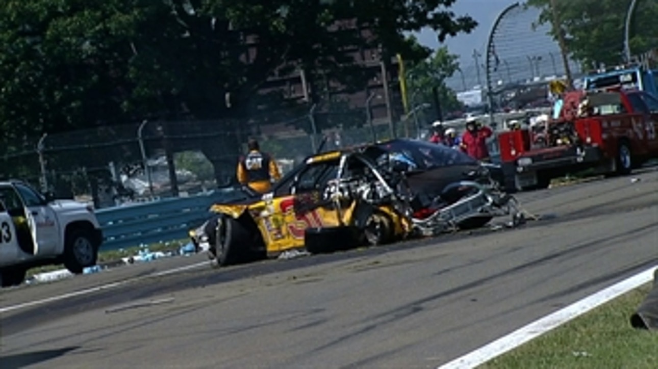 CUP: Newman and McDowell in Massive Wreck - Watkins Glen 2014