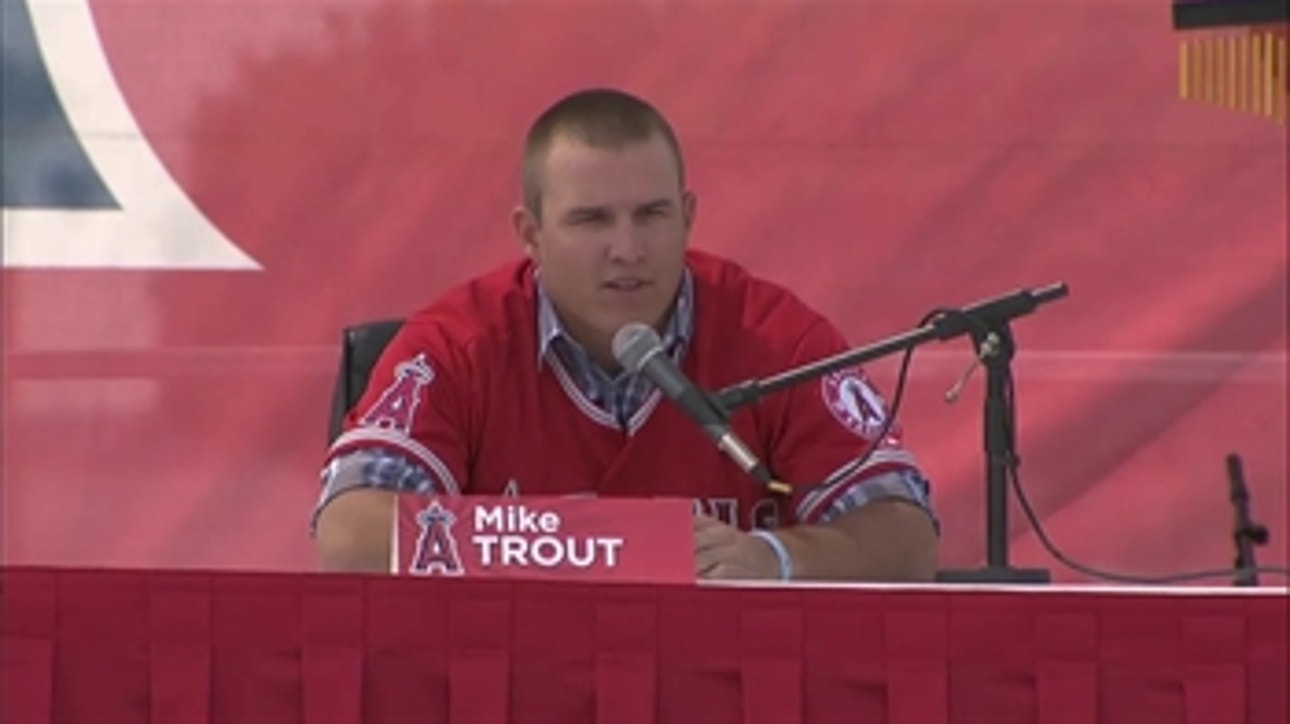 Mike Trout on his contract extension