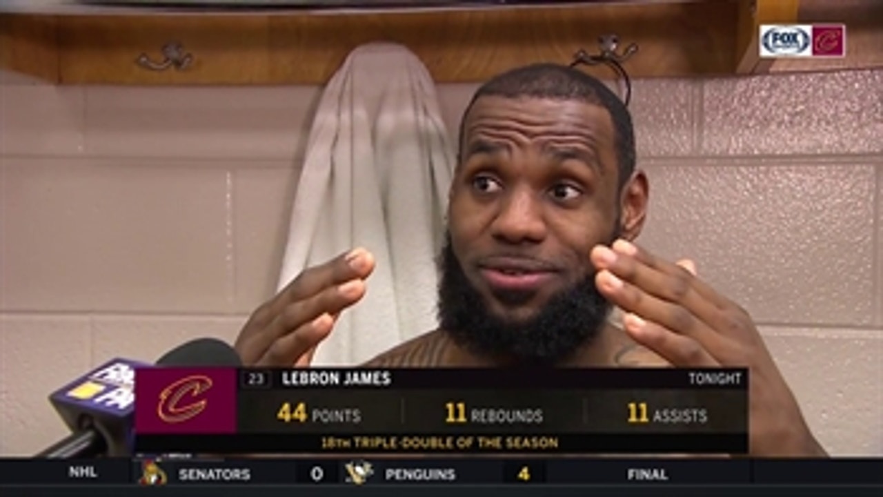 LeBron explains why Cavs came up just short vs. Sixers