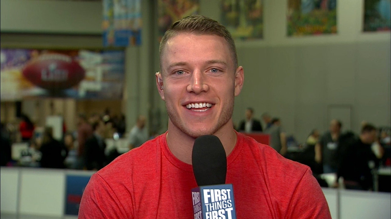 Christian McCaffrey on C.J. Anderson's impact with Rams, talks Cam Newton ' NFL ' FIRST THINGS FIRST