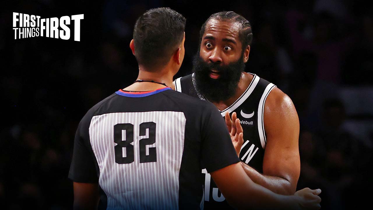 Nick Wright & Chris Broussard decide if the NBA's new rules are hindering James Harden I FIRST THINGS FIRST