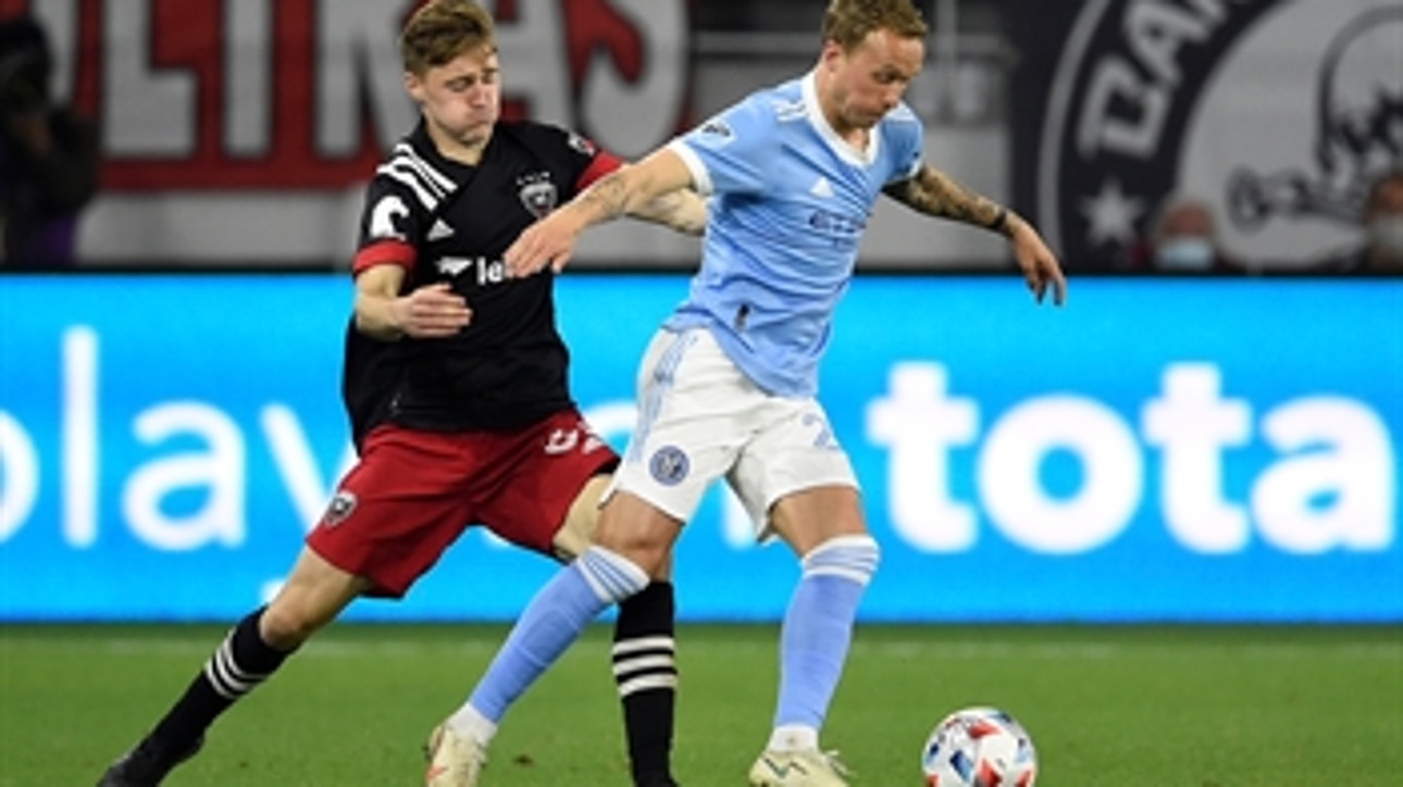 DC United score twice late in first half to beat NYCFC, 2-1
