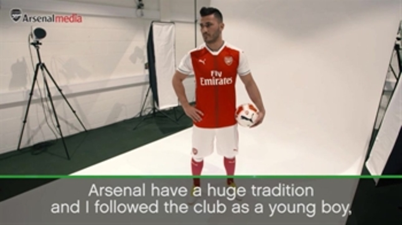 Sead Kolasinac excited to join Arsenal