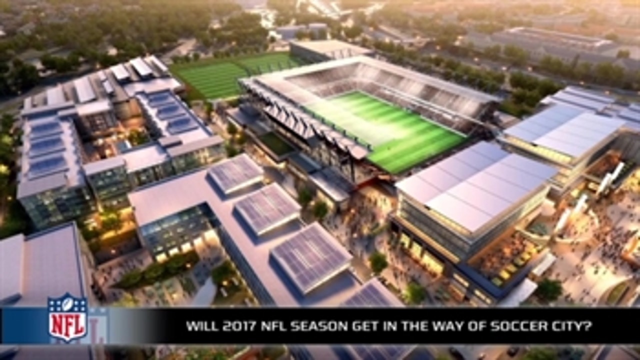 Will the NFL season get in the way of San Diego's Soccer City?