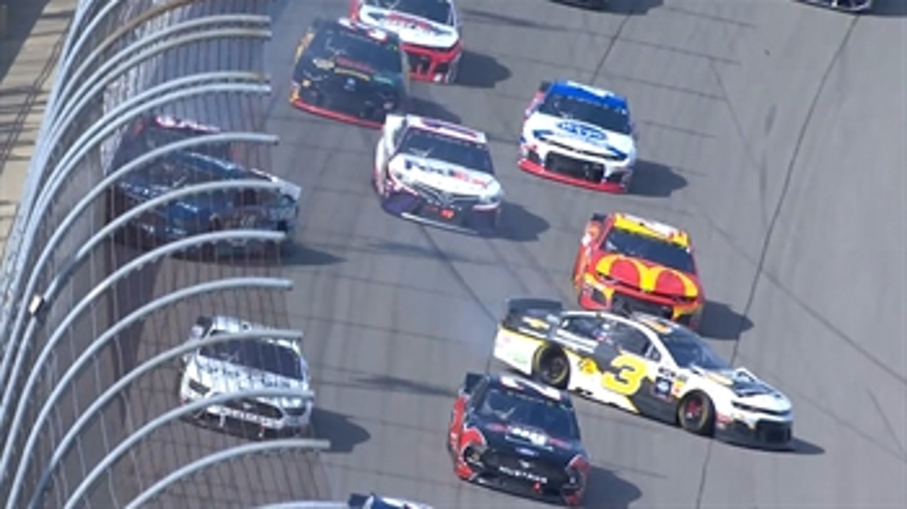 Dillon, Almirola caught up in wreck as Stage Two ends