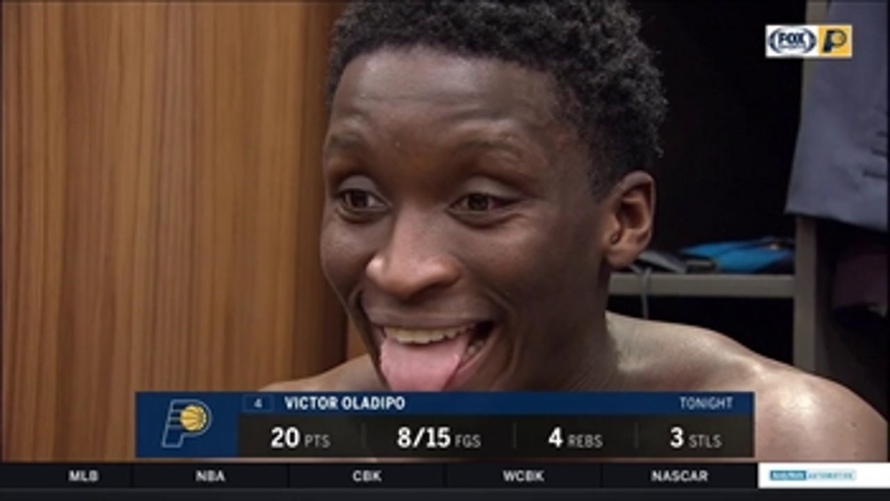 Oladipo on getting poked in the eye: 'I can see clearly now, the rain is gone'