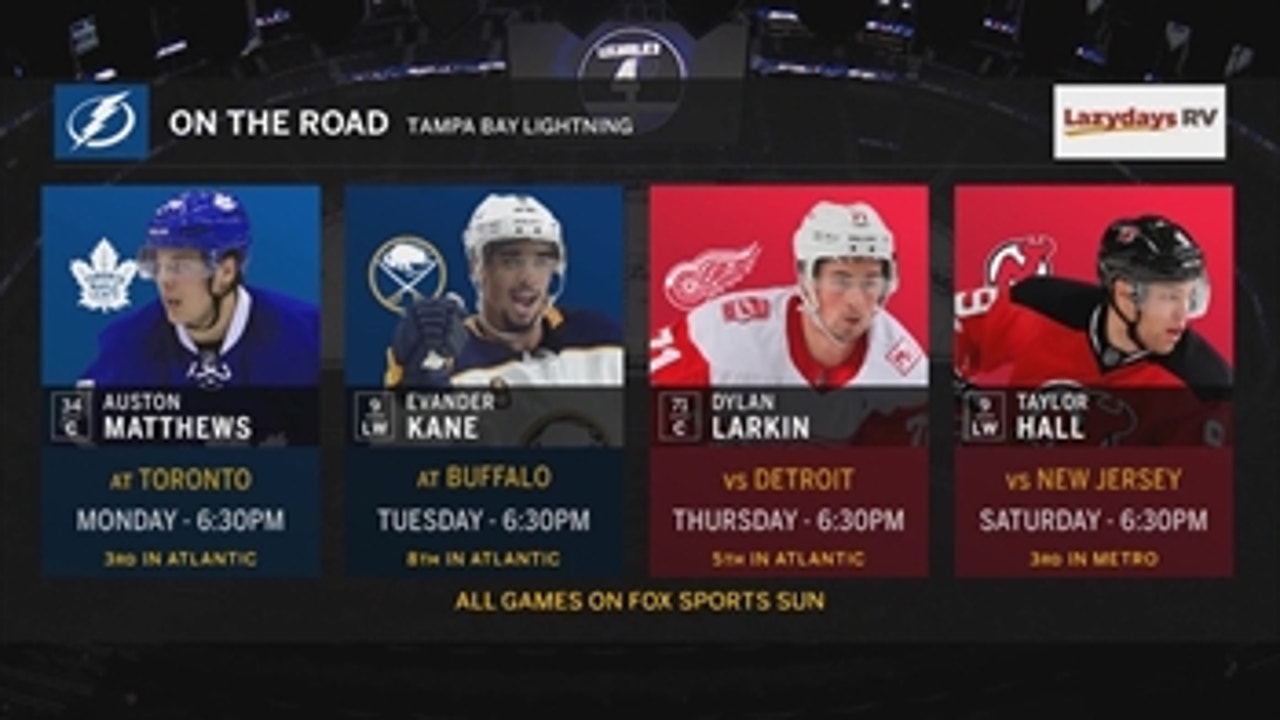 Lightning take show on the road, face off with Maple Leafs