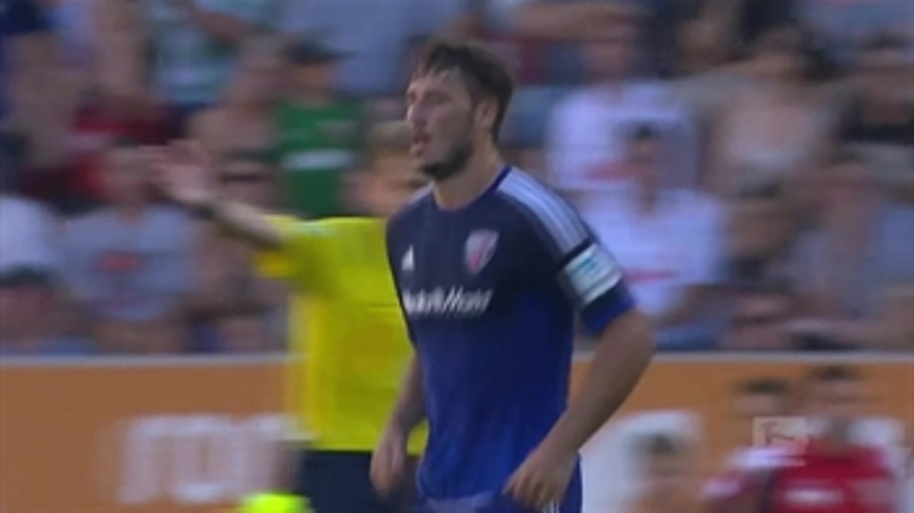 Leckie gives Ingolstadt 1-0 lead over Augsburg - 2015-16 Bundesliga Highlights