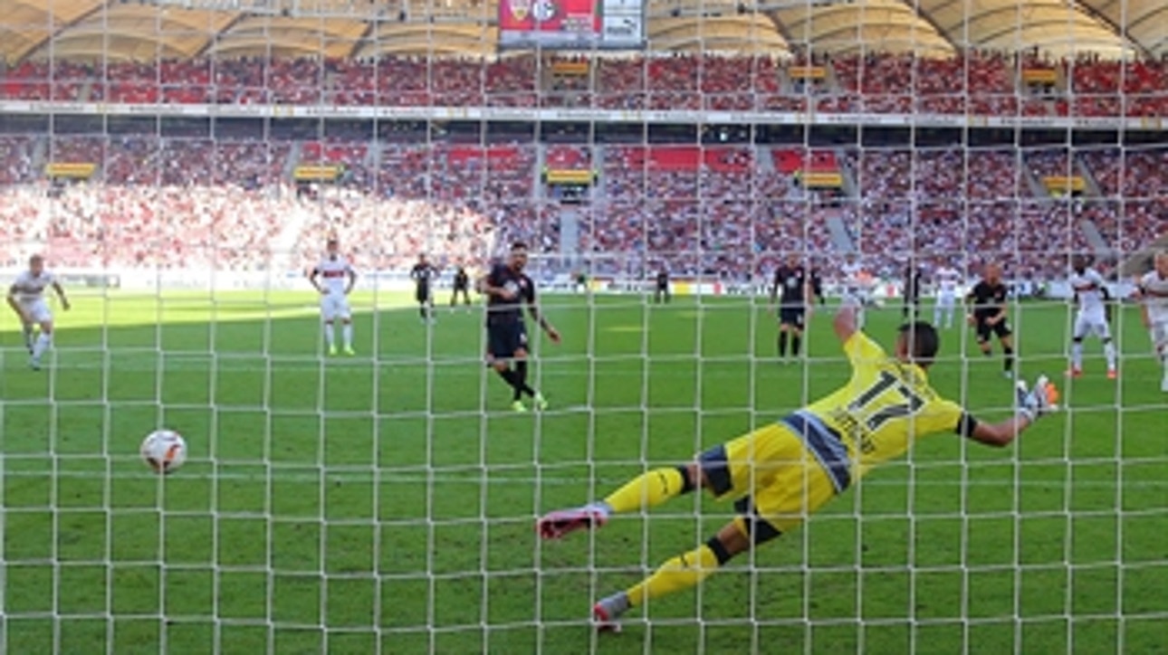 Seferovic converts for Frankfurt, Stuttgart goalkeeper sent off - 2015-16 Bundesliga Highlights