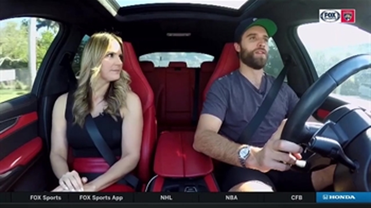 Jessica Blaylock goes on a ride-along with Panthers defensemen Aaron Ekblad