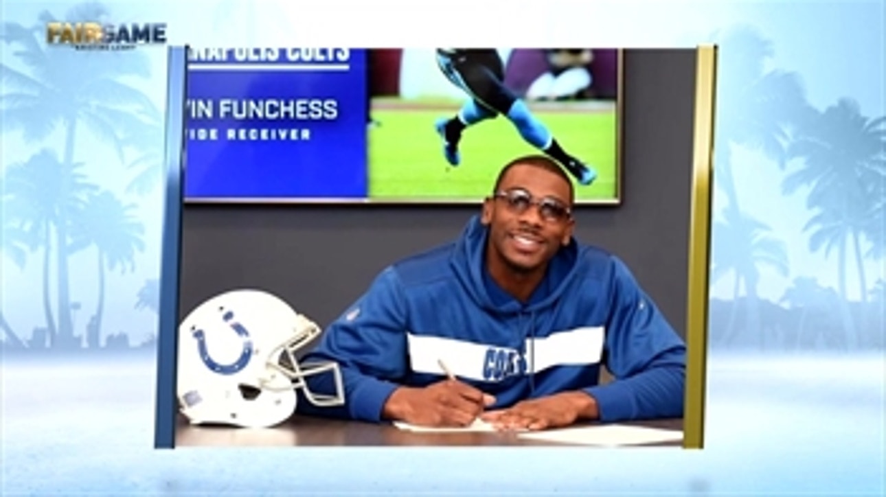 Cam Newton won't be throwing to Devin Funchess anymore as 'Funch' makes his wat to the Colts
