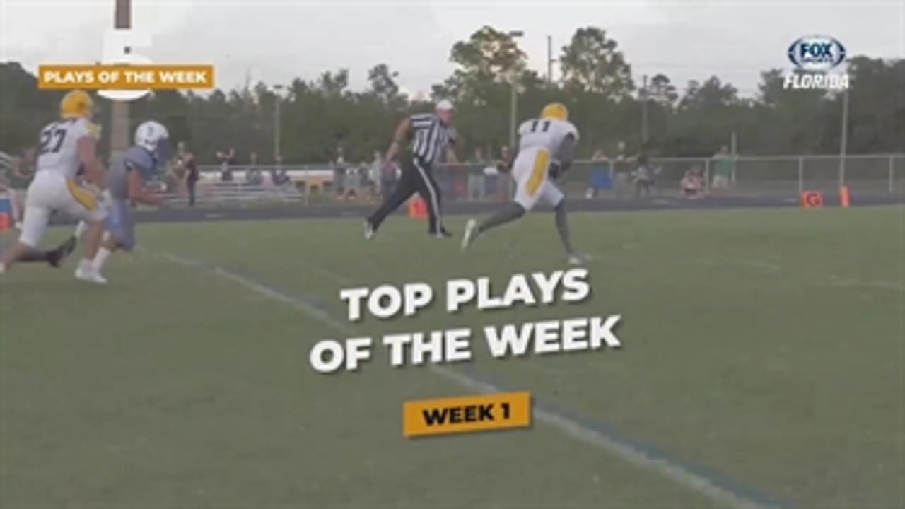 Check out the top plays of the week from high school football around Florida