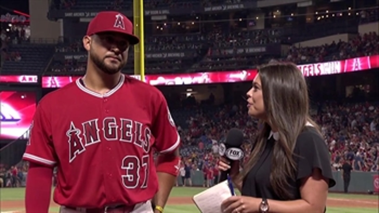 Alex Curry interviews Francisco Arcia after his six RBI and MLB record setting night