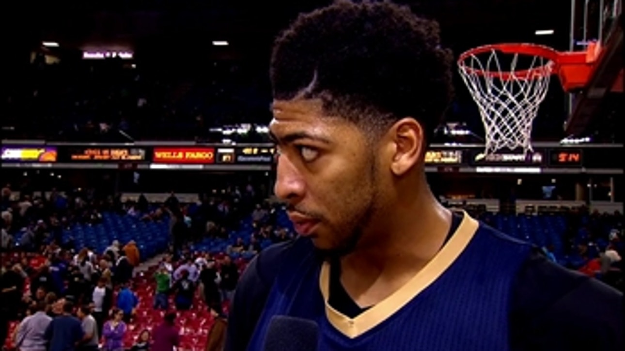 Anthony Davis: We have to do a better job closing up games