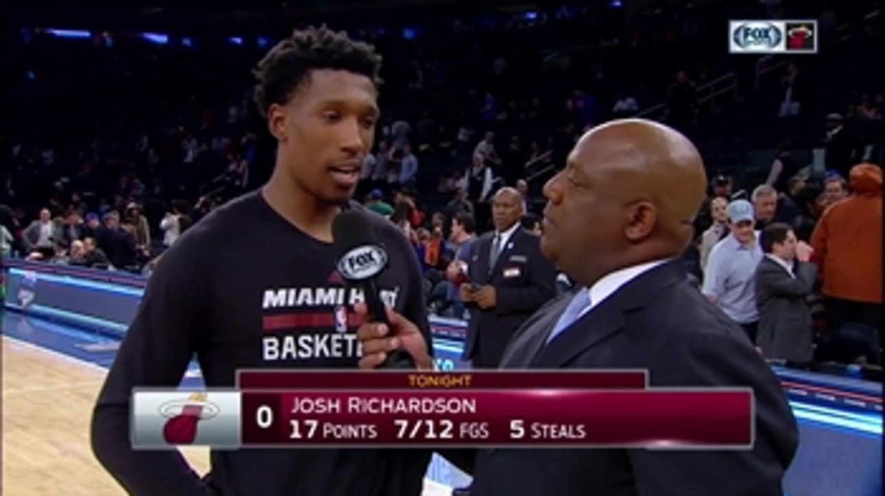 Josh Richardson on blowout win: Guys are locked in right now