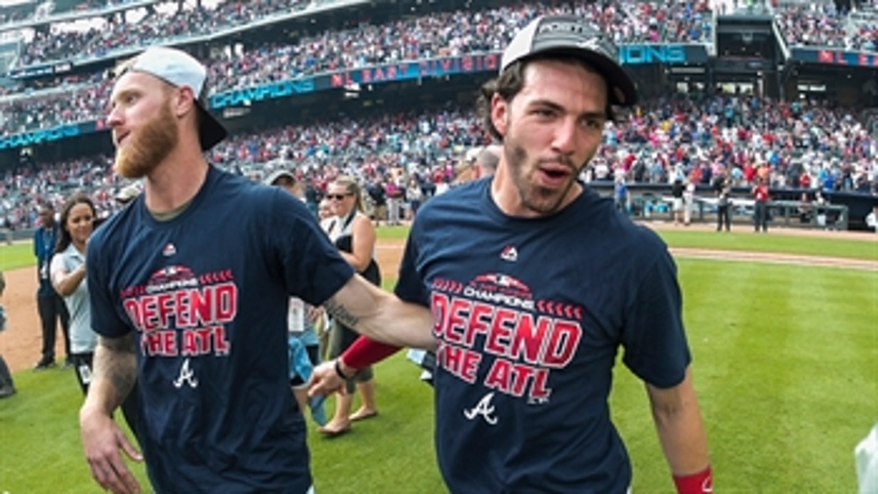 Injured Dansby Swanson hopeful to play in later playoff rounds